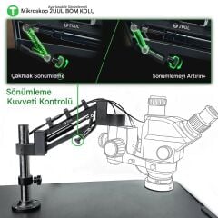 2UUL MS71 Ayarlanabilir Mikroskop Standı