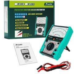 Proskit MT-2208 Korumalı Analog Multimetre Ölçü Aleti