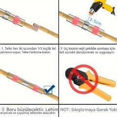 100 Parça Kutulu Lehimli Makaron Seti