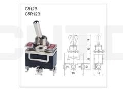 Cntd C512 On-On 3P Toggle Switch