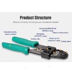 Proskit 808-376C Kablo Soyucu Modüler Sıkma Pensesi