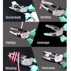 Proskit 1PK-051DS Elektrikçi Pense 210mm