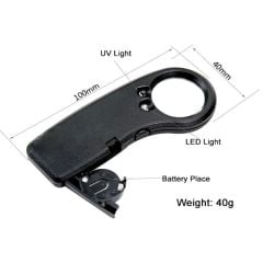 Proskit MA-022 Led Işıklı 7.5X El Tipi Büyüteç