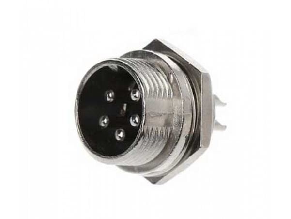 5 Pin Erkek Konnektör, Mayk Fiş